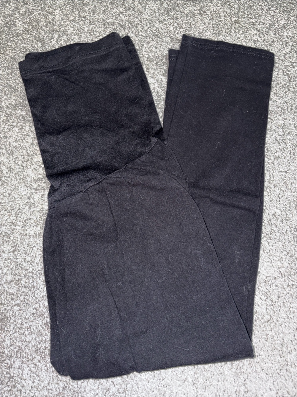 3 maternity black leggings